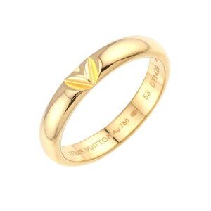 LOUIS VUITTON Yellow Gold Ring #53